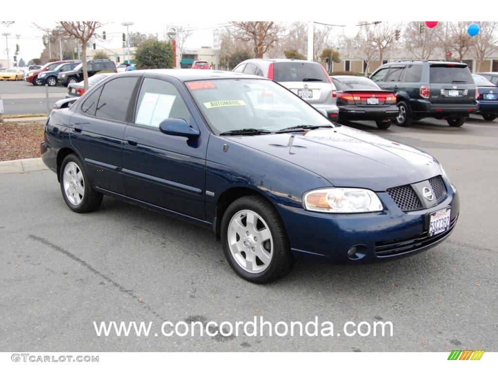 2006 Sentra 1.8 S - Blue Dusk Metallic / Charcoal photo #1