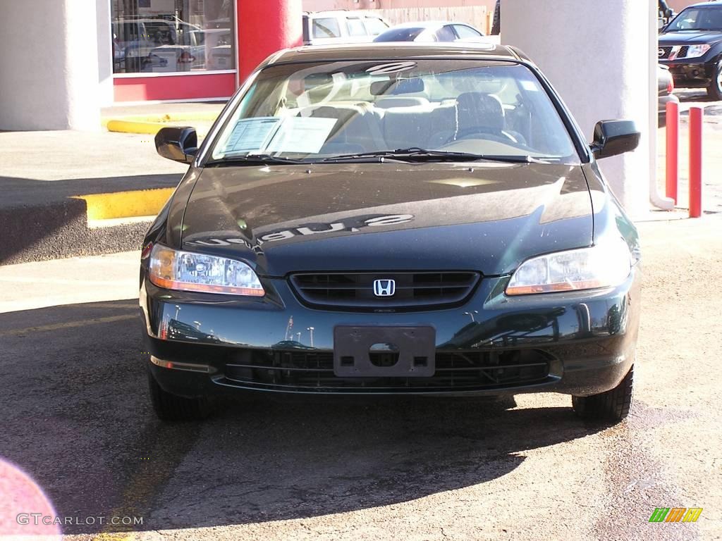 1999 Accord EX Coupe - Dark Emerald Pearl / Ivory photo #2
