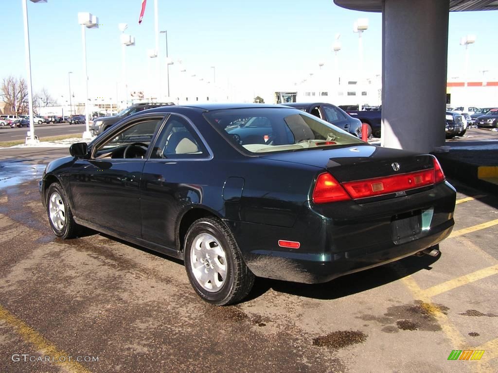 1999 Accord EX Coupe - Dark Emerald Pearl / Ivory photo #4