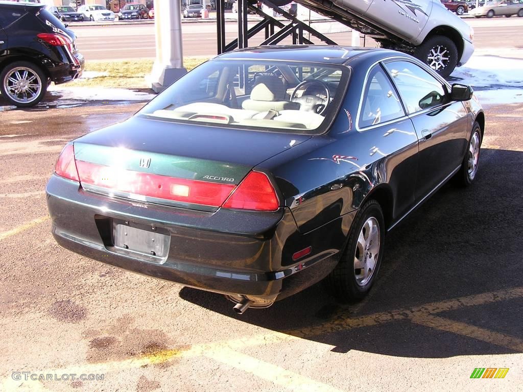 1999 Accord EX Coupe - Dark Emerald Pearl / Ivory photo #6