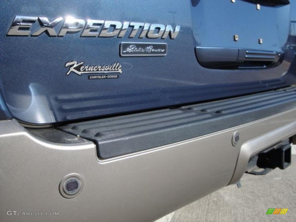 2003 Expedition Eddie Bauer - Medium Wedgewood Blue Metallic / Medium Parchment photo #10