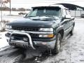 2001 Medium Green Pearl Metallic Chevrolet Silverado 1500 LS Extended Cab 4x4  photo #2