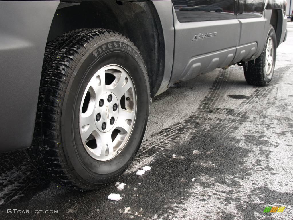 2003 Avalanche 1500 Z71 4x4 - Black / Dark Charcoal photo #6