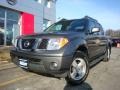 2008 Storm Grey Nissan Frontier LE Crew Cab 4x4  photo #1