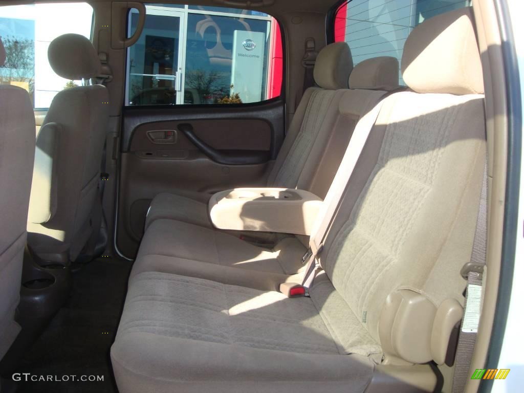 2004 Tundra SR5 Double Cab 4x4 - Natural White / Oak photo #41