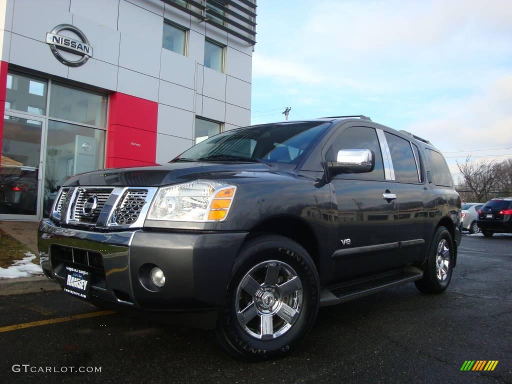 2007 Armada LE 4x4 - Smoke Gray / Graphite/Titanium photo #1