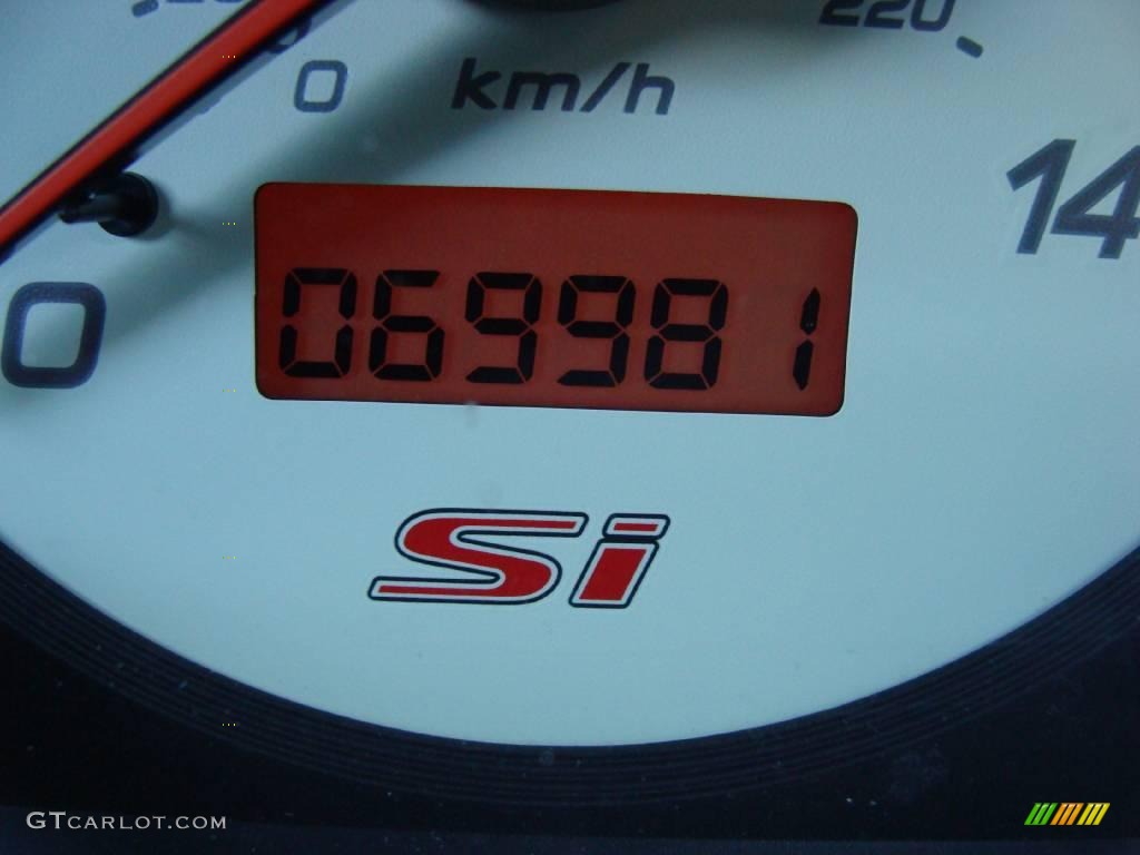 2002 Civic Si Hatchback - Yellow Pearl Metallic / Black photo #15