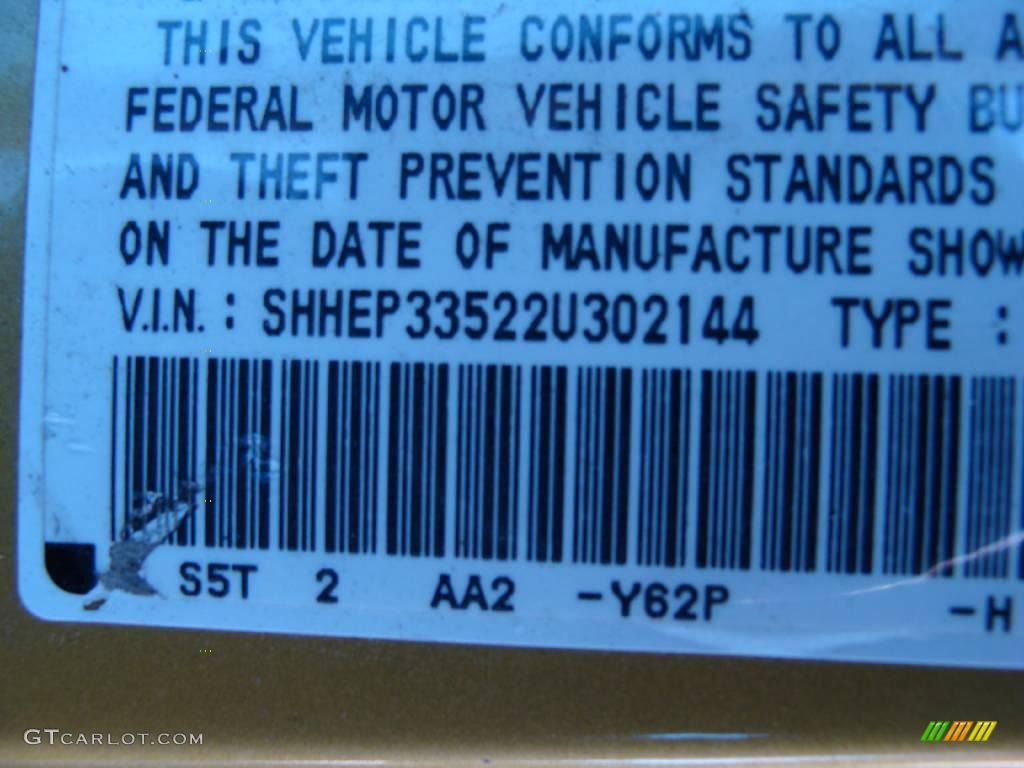 2002 Civic Si Hatchback - Yellow Pearl Metallic / Black photo #16