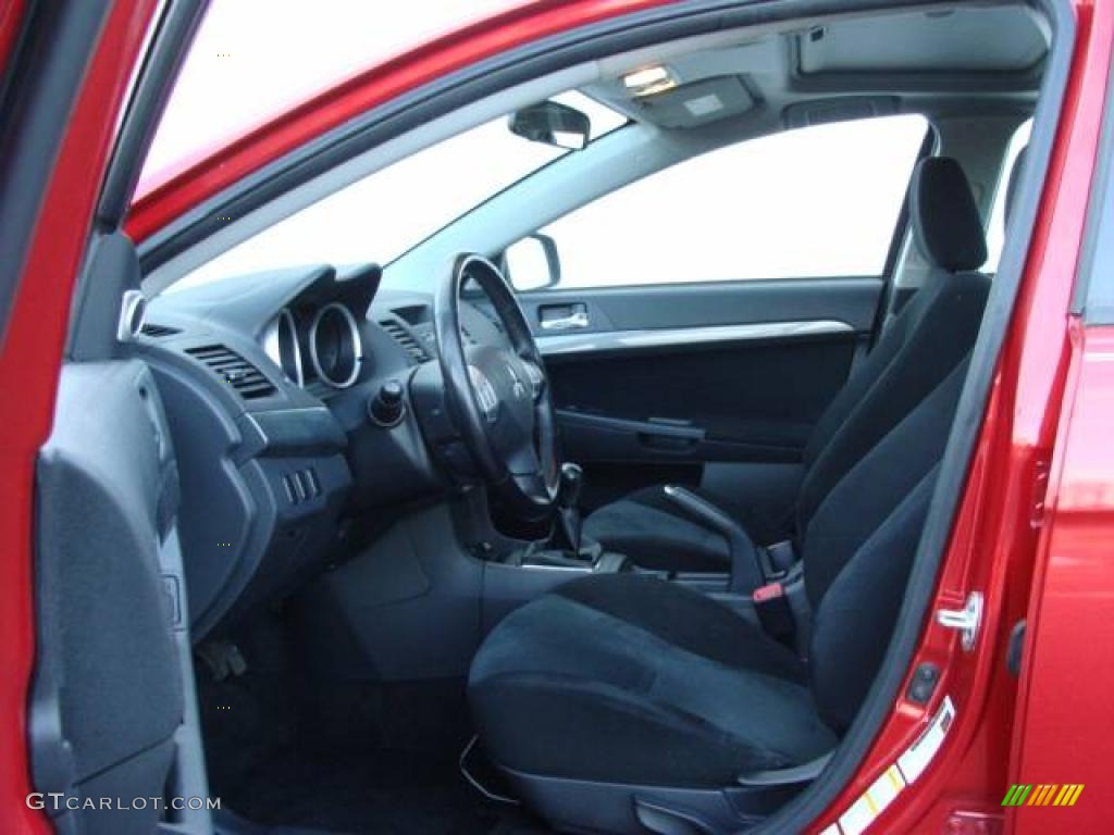 2008 Lancer GTS - Rally Red Pearl / Black photo #9