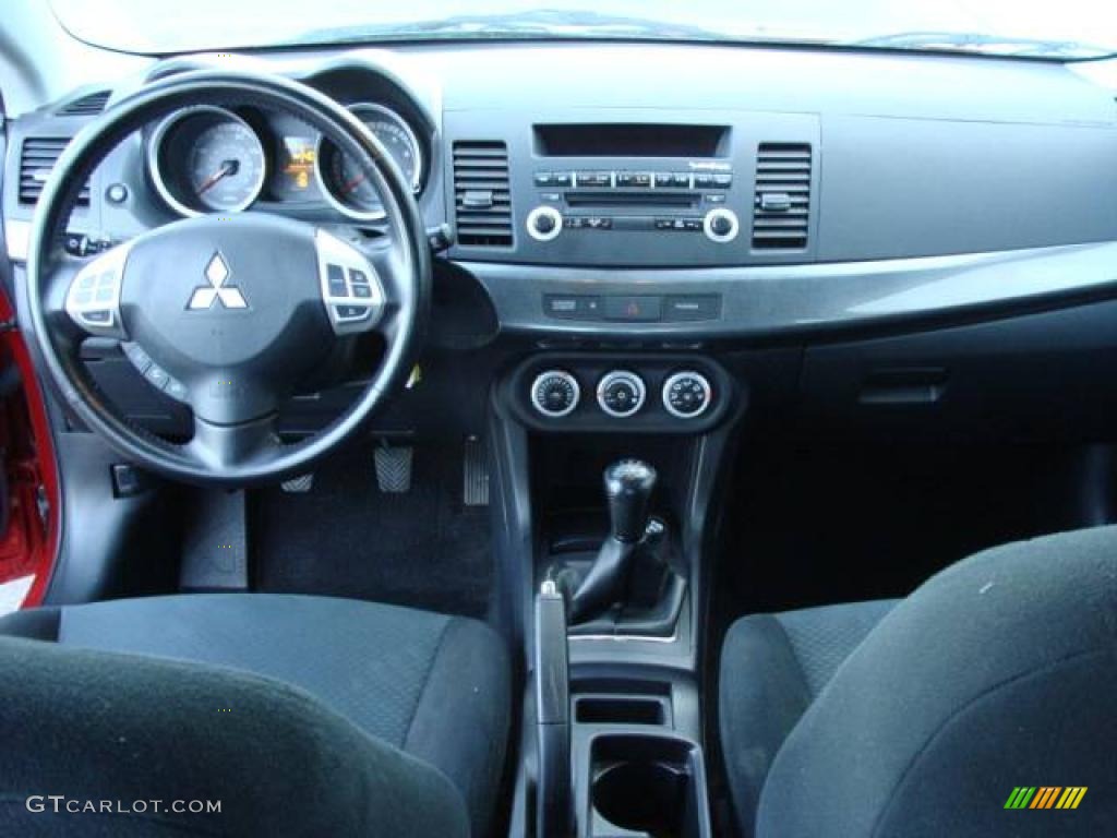 2008 Lancer GTS - Rally Red Pearl / Black photo #11