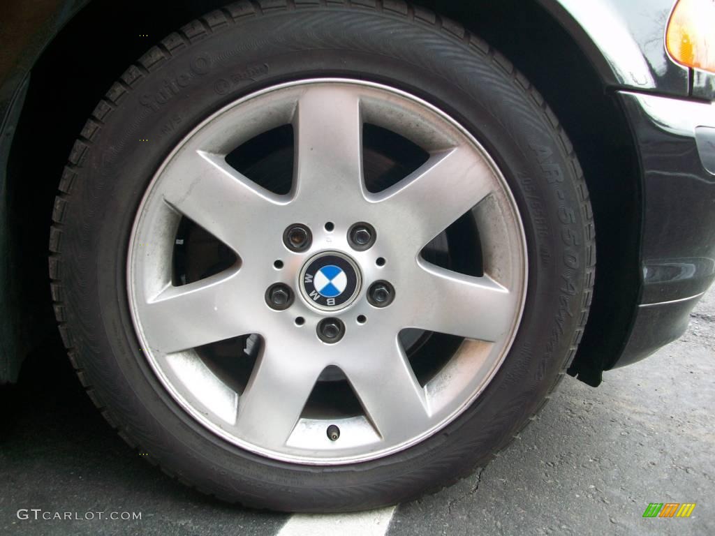 2001 3 Series 325i Sedan - Jet Black / Beige photo #8