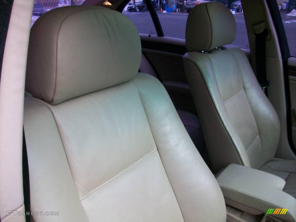 2001 3 Series 325i Sedan - Jet Black / Beige photo #22