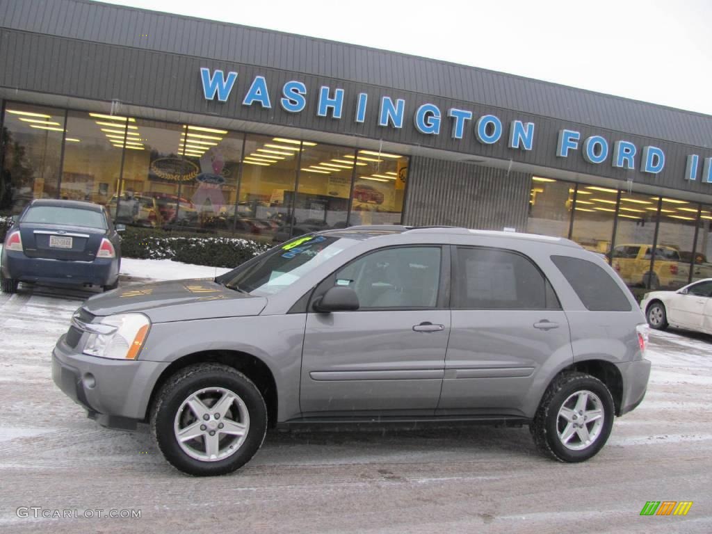 2005 Equinox LT AWD - Dark Silver Metallic / Light Gray photo #1