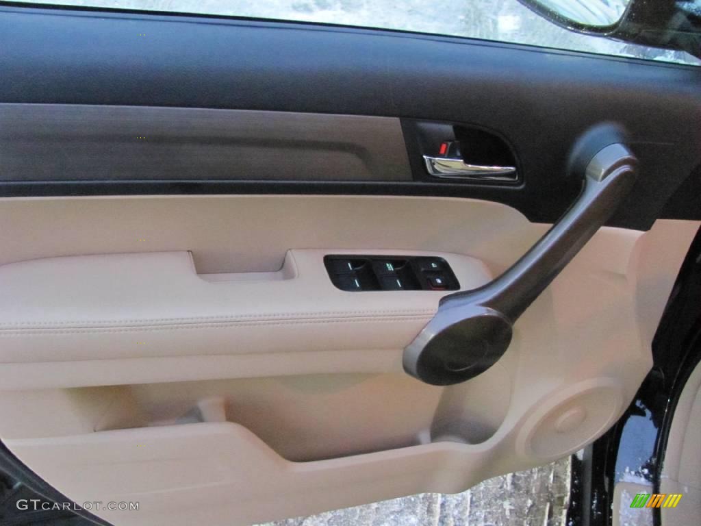 2008 CR-V EX-L 4WD - Nighthawk Black Pearl / Ivory photo #13