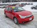 2008 Vermillion Red Ford Focus SES Coupe  photo #6