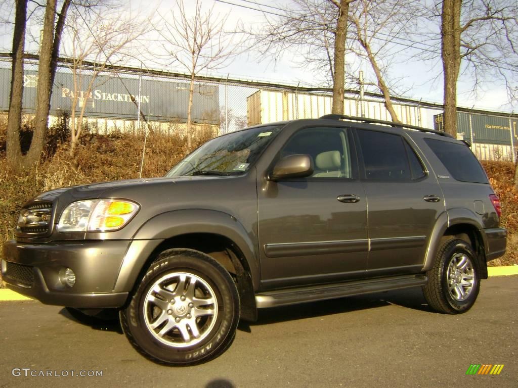 2003 Sequoia Limited 4WD - Phantom Gray Pearl / Charcoal photo #1