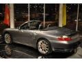 2004 Seal Grey Metallic Porsche 911 Turbo Cabriolet  photo #5