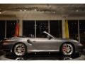 2004 Seal Grey Metallic Porsche 911 Turbo Cabriolet  photo #26