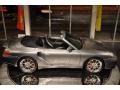 2004 Seal Grey Metallic Porsche 911 Turbo Cabriolet  photo #28