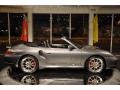 2004 Seal Grey Metallic Porsche 911 Turbo Cabriolet  photo #36