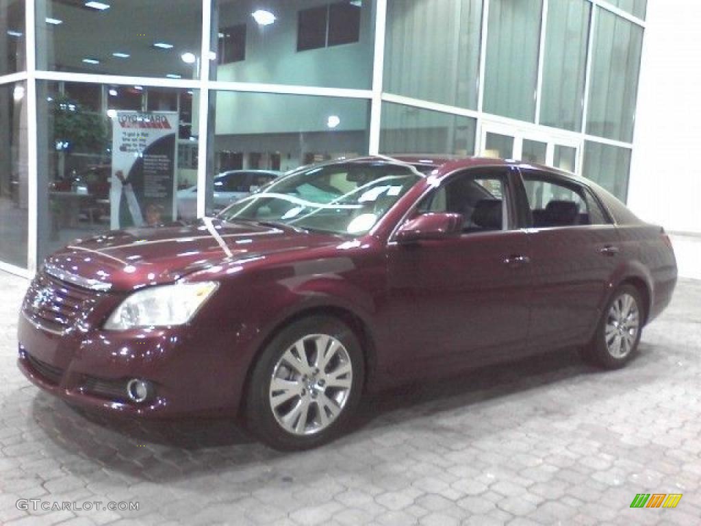 2008 Avalon Touring - Cassis Red Pearl / Dark Charcoal photo #18