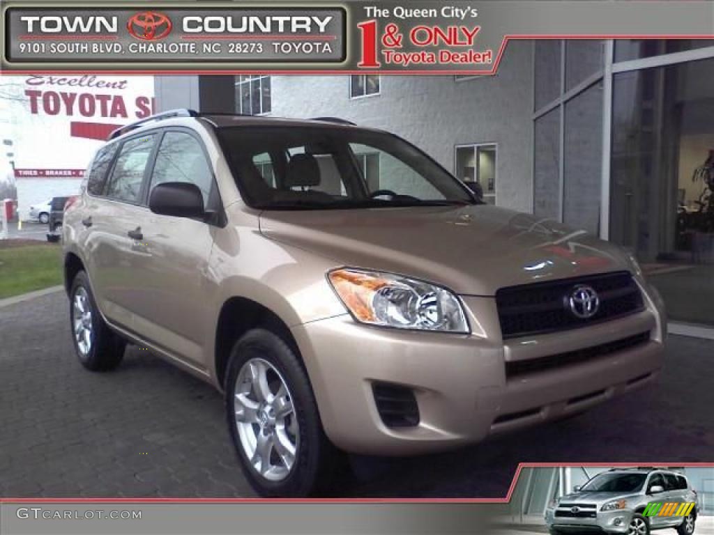 2009 RAV4 I4 - Sandy Beach Metallic / Ash Gray photo #1