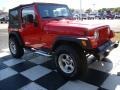 2006 Flame Red Jeep Wrangler SE 4x4  photo #6