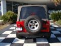 2006 Flame Red Jeep Wrangler SE 4x4  photo #9