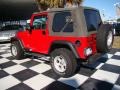 2006 Flame Red Jeep Wrangler SE 4x4  photo #11