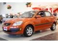 Sunset Orange - Rio LX Sedan Photo No. 2