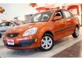 Sunset Orange - Rio LX Sedan Photo No. 1