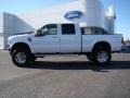 2010 White Platinum Tri-Coat Ford F250 Super Duty Lariat Crew Cab 4x4  photo #6