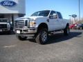 2010 White Platinum Tri-Coat Ford F250 Super Duty Lariat Crew Cab 4x4  photo #41