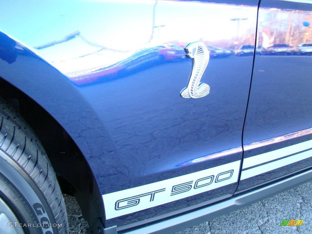 2010 Mustang Shelby GT500 Coupe - Kona Blue Metallic / Charcoal Black/White photo #15