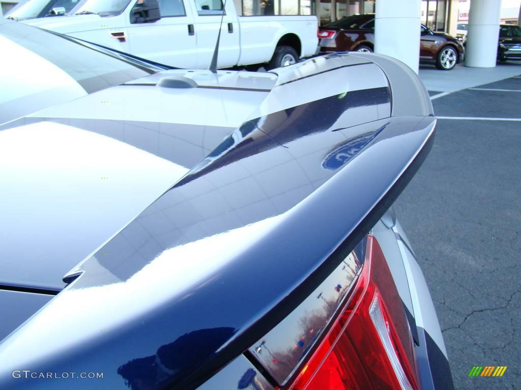 2010 Mustang Shelby GT500 Coupe - Kona Blue Metallic / Charcoal Black/White photo #17