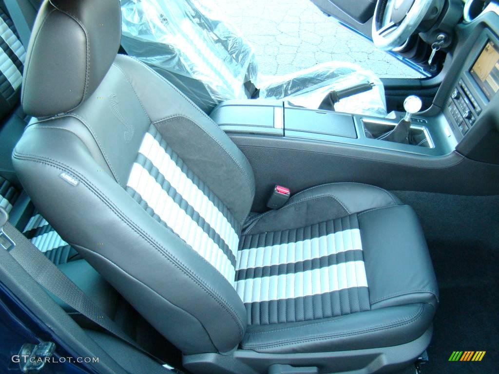 2010 Mustang Shelby GT500 Coupe - Kona Blue Metallic / Charcoal Black/White photo #22