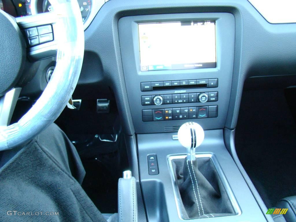 2010 Mustang Shelby GT500 Coupe - Kona Blue Metallic / Charcoal Black/White photo #28