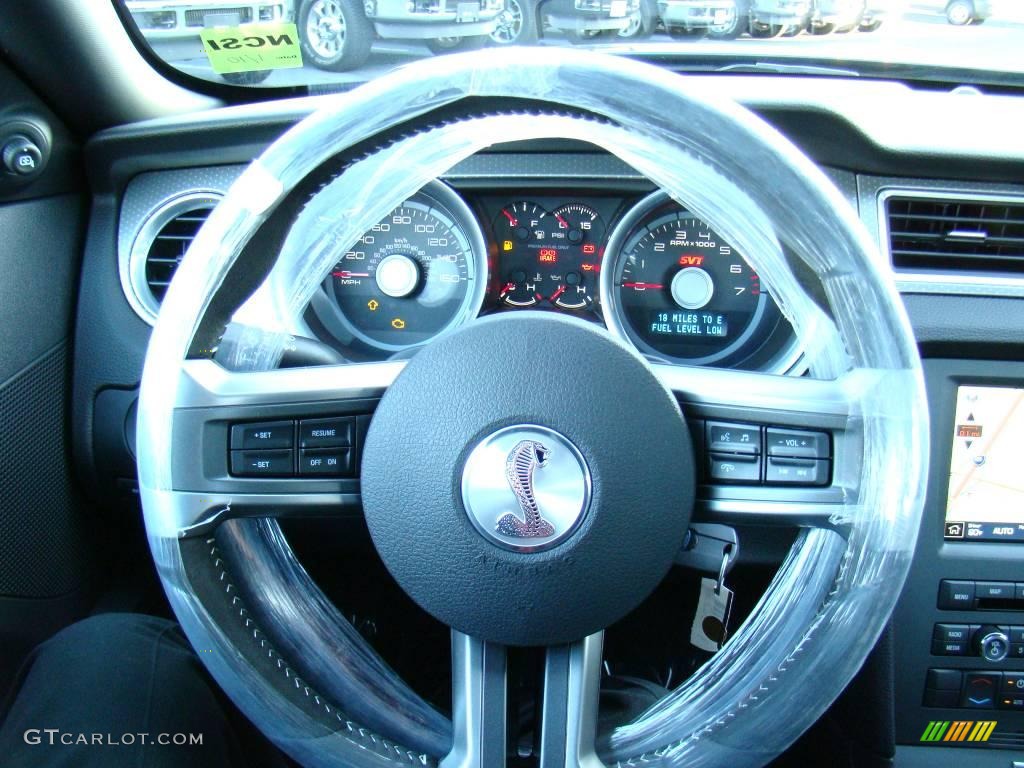 2010 Mustang Shelby GT500 Coupe - Kona Blue Metallic / Charcoal Black/White photo #30