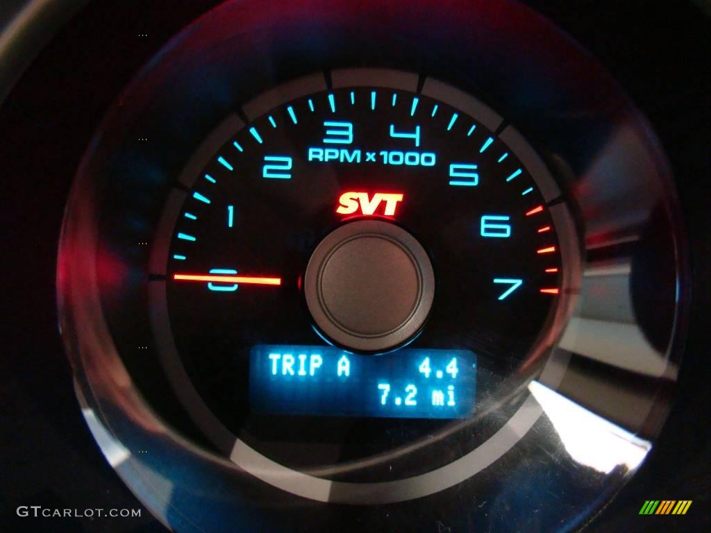 2010 Mustang Shelby GT500 Coupe - Kona Blue Metallic / Charcoal Black/White photo #42