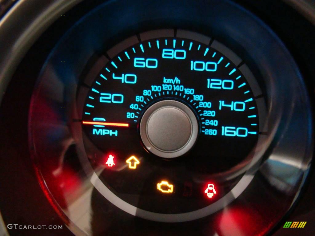 2010 Mustang Shelby GT500 Coupe - Kona Blue Metallic / Charcoal Black/White photo #43