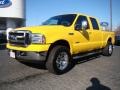 2006 Screaming Yellow Ford F250 Super Duty Amarillo Special Edition Crew Cab 4x4  photo #6