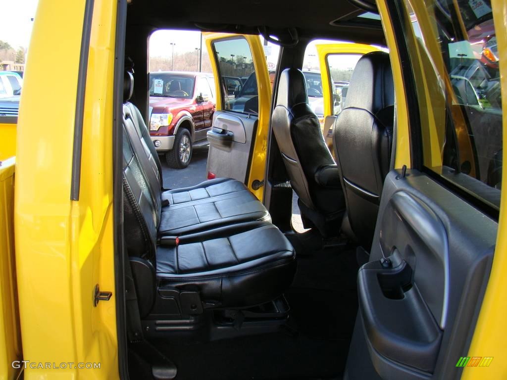 2006 F250 Super Duty Amarillo Special Edition Crew Cab 4x4 - Screaming Yellow / Black photo #10