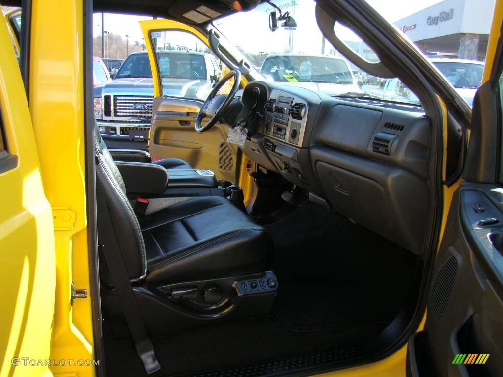 2006 F250 Super Duty Amarillo Special Edition Crew Cab 4x4 - Screaming Yellow / Black photo #11