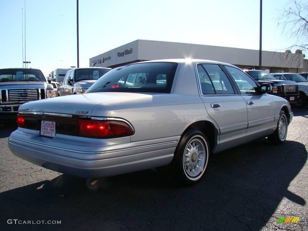 1997 Grand Marquis LS - Silver Frost Metallic / Slate Blue photo #3