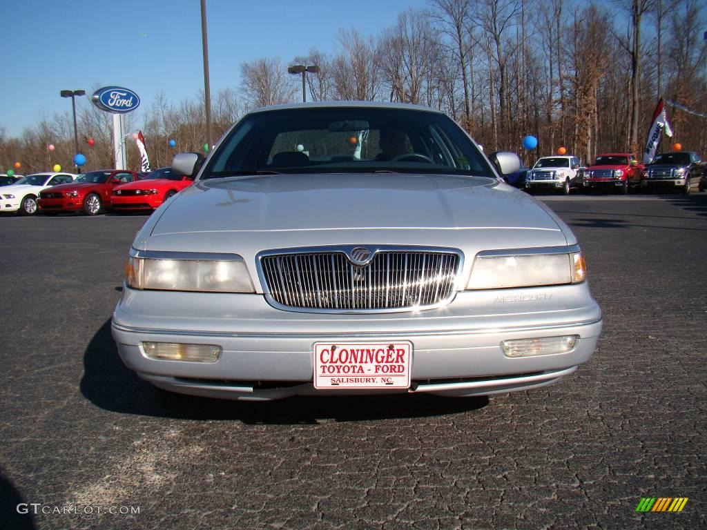 1997 Grand Marquis LS - Silver Frost Metallic / Slate Blue photo #7