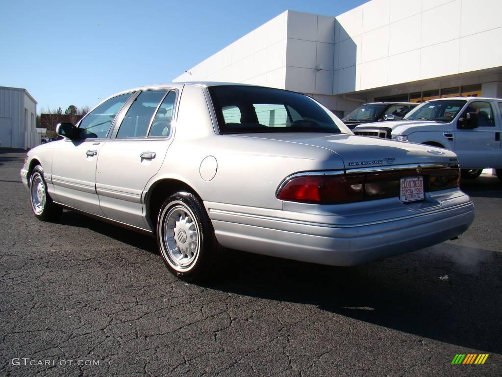 1997 Grand Marquis LS - Silver Frost Metallic / Slate Blue photo #22