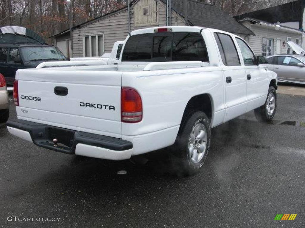 2003 Dakota Club Cab - Bright White / Dark Slate Gray photo #6