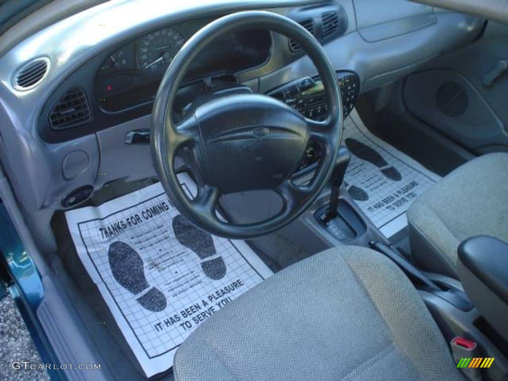 1997 Escort Sedan - Pacific Green Metallic / Gray photo #20