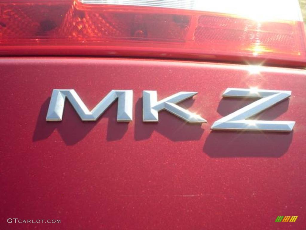 2008 MKZ Sedan - Vivid Red Metallic / Sand photo #14