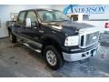 Black 2007 Ford F350 Super Duty XLT Crew Cab 4x4